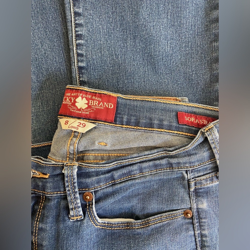 Vintage Lucky Brand Jeans- Perfect condition, no signs of wear 8/29 Long - Picture 4 of 6